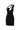 Black Mini Dress with Asymmetric Strap Detail