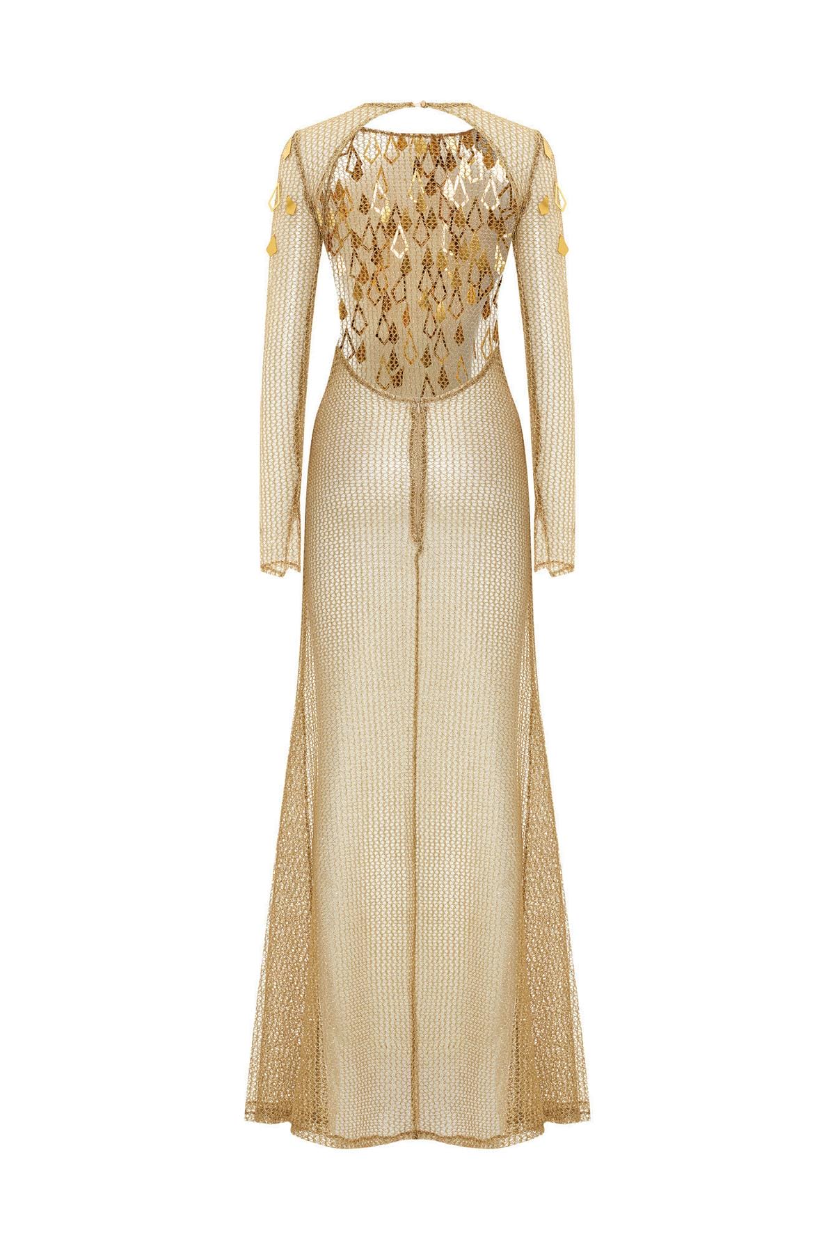 Gold Armor Art Deco Dress Gold / L Gold Armor Art Deco Dress Gold / L