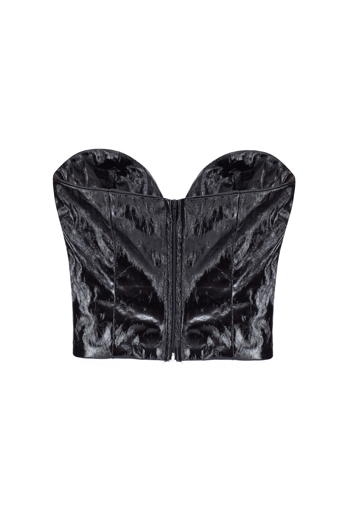 QUINN Leather Corset Top