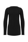 KENDY Cut Out Black Sweater