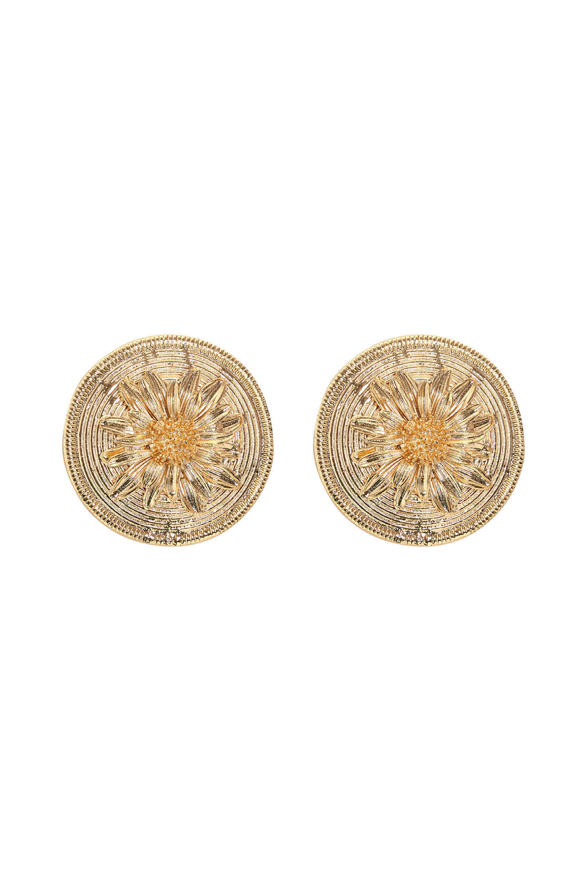 Gold Spring Earrings