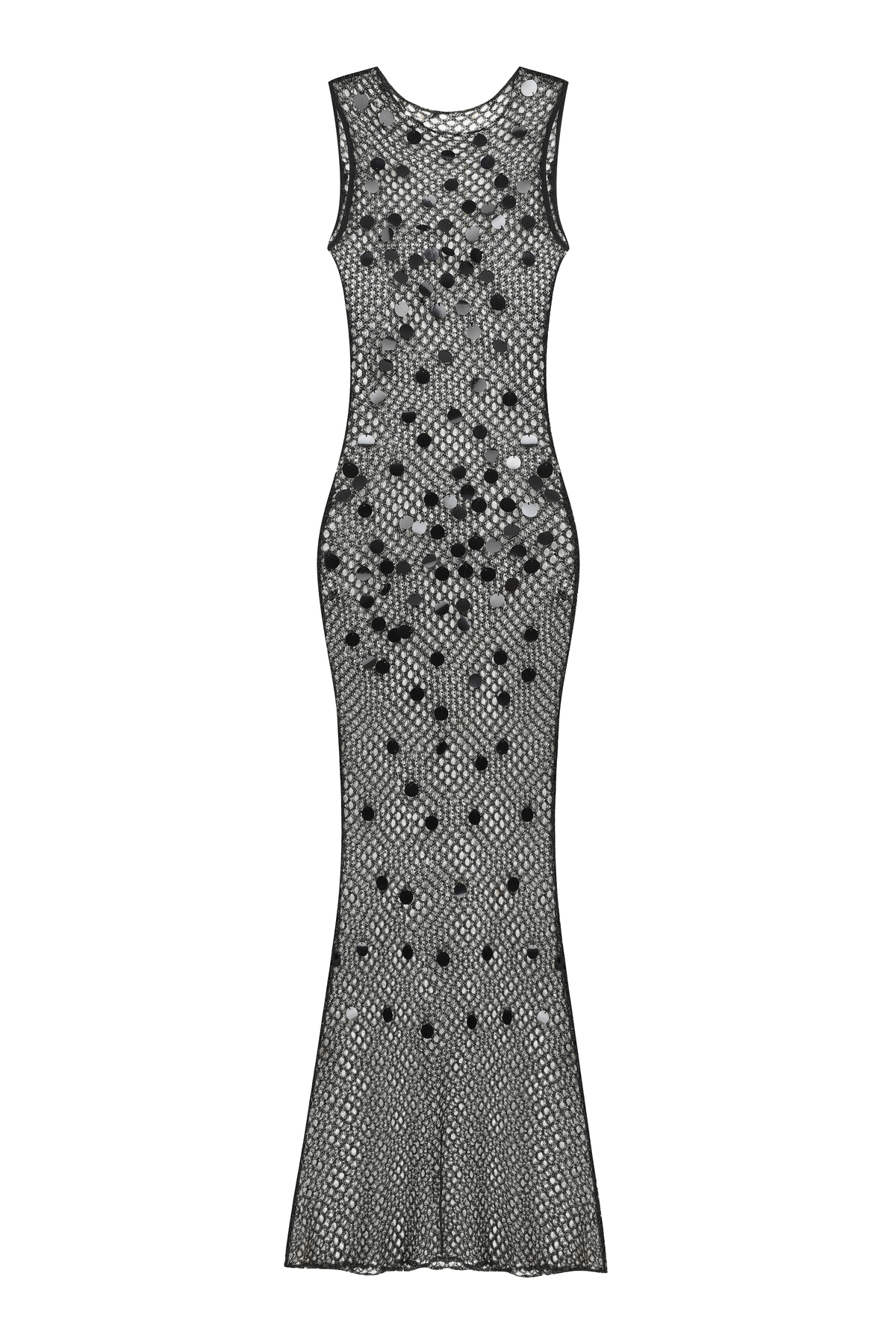 TYRA Sequin Detailed Mesh Dress